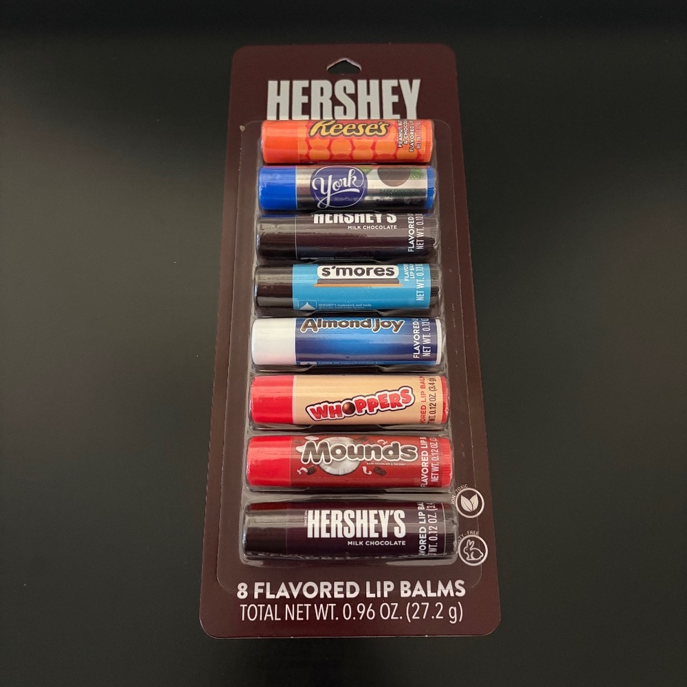 5 for $20: Hershey's chocolate flavored lip balms